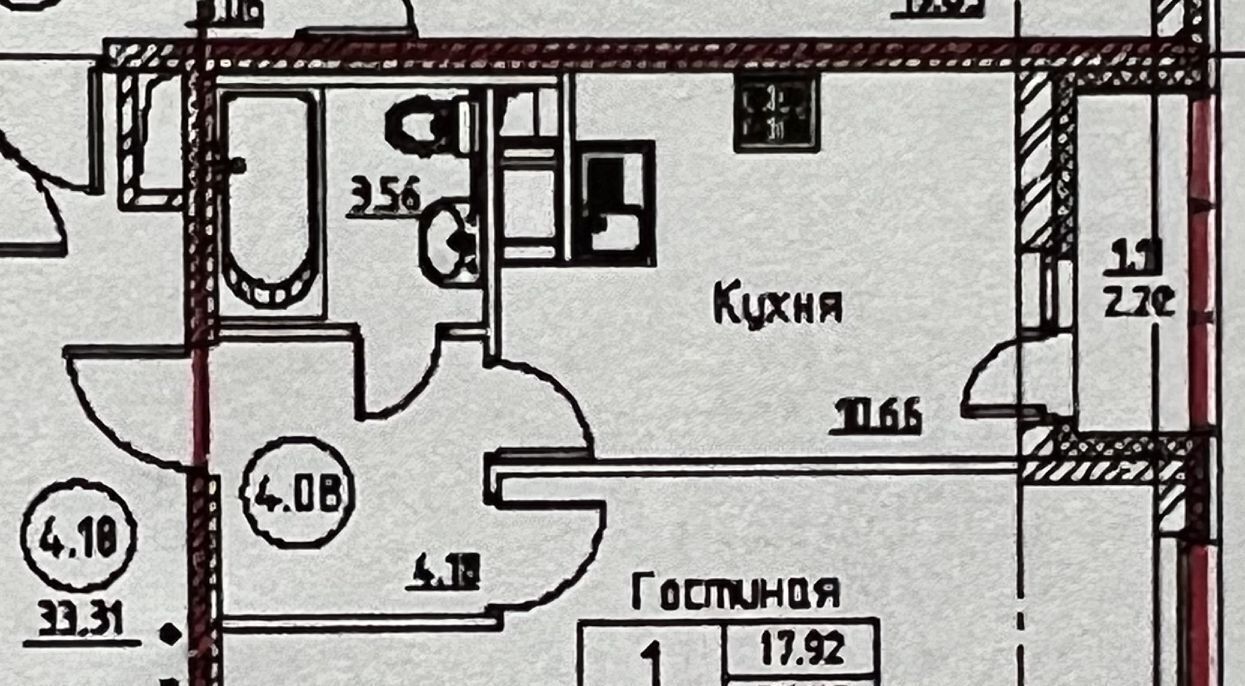 квартира р-н Всеволожский г Мурино пр-кт Авиаторов Балтики 7 Девяткино фото 12