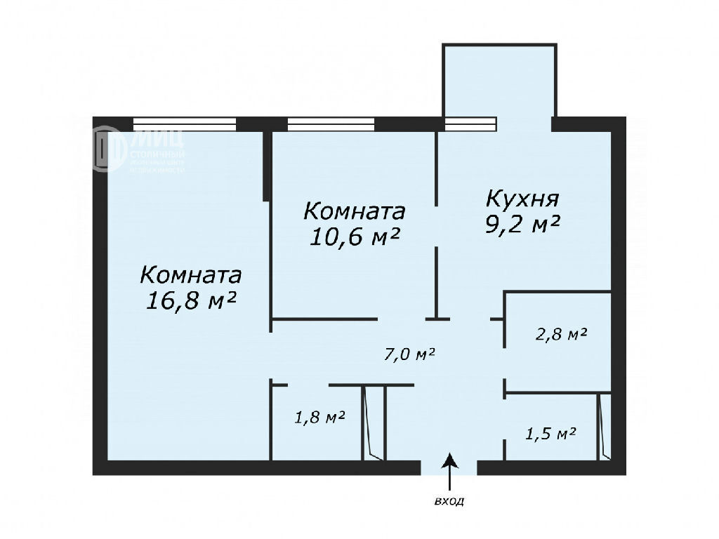 квартира г Котельники г. Парковый мкр, 2, Котельники фото 17