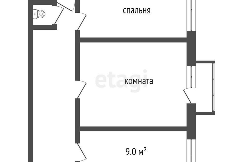 квартира г Липецк пр-кт Мира 15 городской округ Липецк фото 8