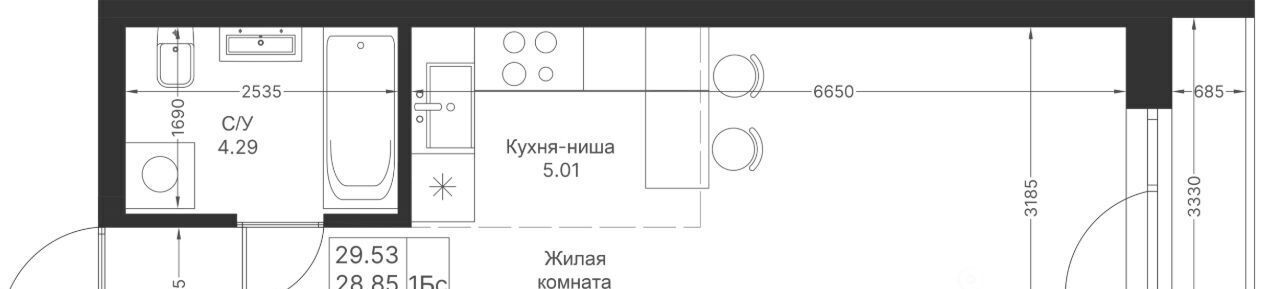 квартира г Казань метро Горки Мой Ритм жилой комплекс фото 2