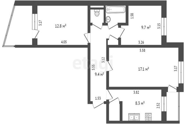 квартира дом 20 Симферопольский район фото