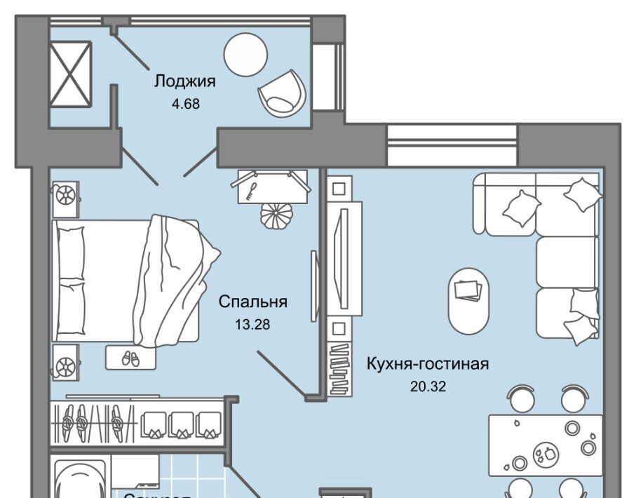 квартира г Киров р-н Ленинский Знак жилой комплекс фото 1