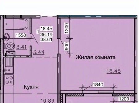 квартира г Барнаул р-н Октябрьский ул Союза Республик фото 1