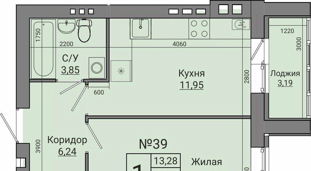 квартира г Волгоград р-н Советский жилой район Долина-2 жилрайон, Лес кв-л фото 1