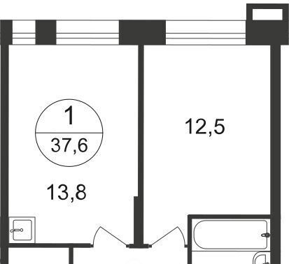 квартира п Московский г Московский ЖК Первый Московский 7я метро Рассказовка фаза, к 2 фото 1