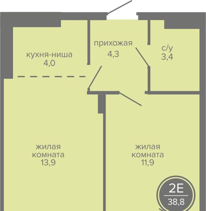 квартира г Пермь р-н Индустриальный ш Космонавтов 309а фото 1