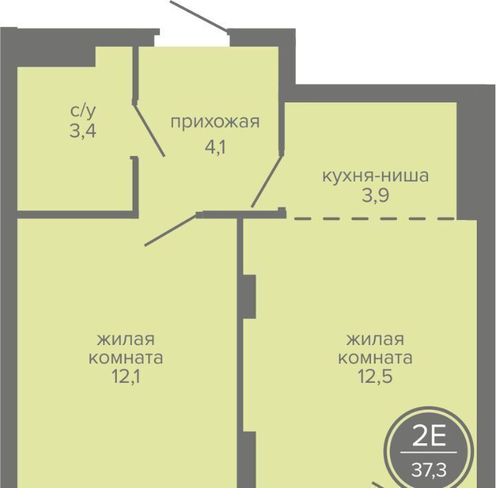 квартира г Пермь р-н Индустриальный ш Космонавтов 309а фото 1