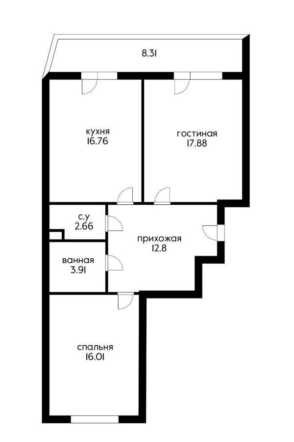 квартира г Краснодар р-н Западный Фестивальный б-р Дальний 9к/2 мкр-н фото 14