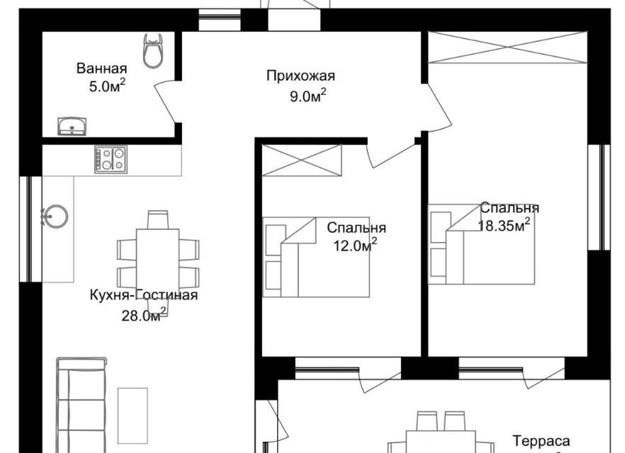 дом г Казань городской округ Казань, жилой массив Голубое Озеро фото 3