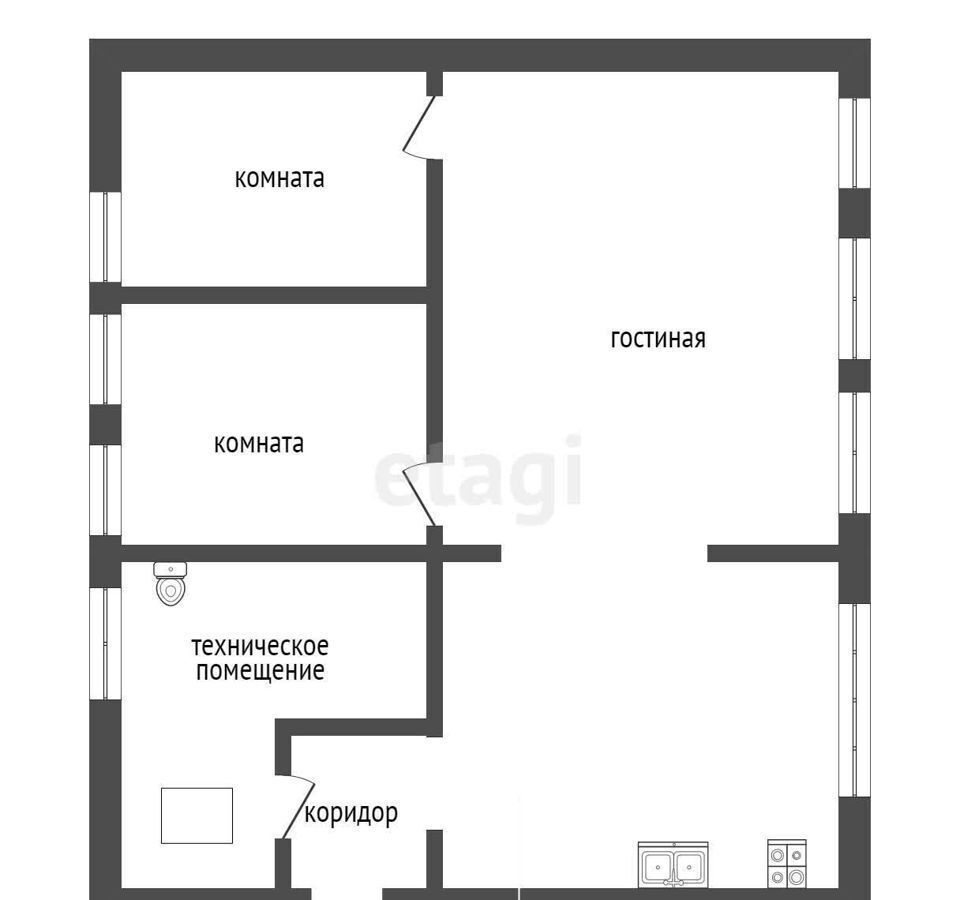 дом г Копейск ул Новая Заря 12 Копейский г. о. фото 20