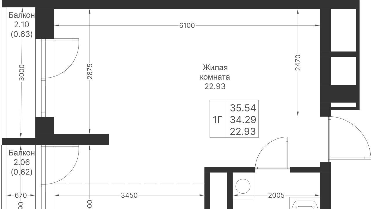 квартира г Казань метро Горки ЖК «Мой ритм» фото 2