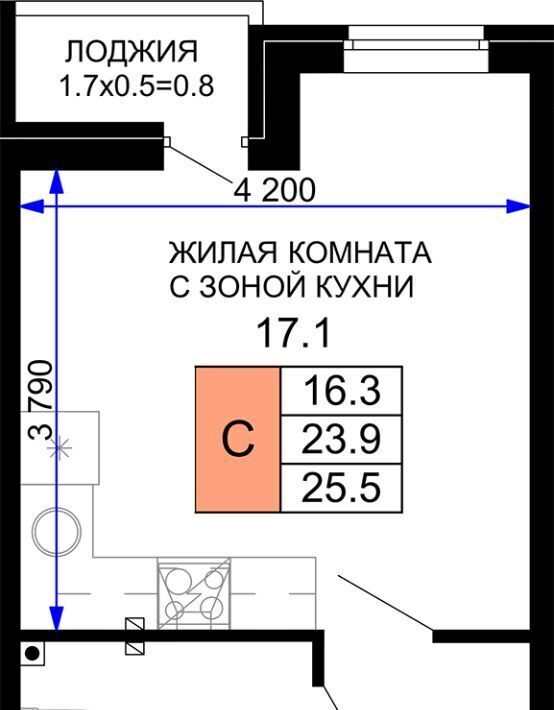 квартира г Краснодар р-н Прикубанский ЖК «Дыхание» фото 1