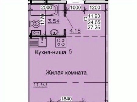квартира г Барнаул р-н Октябрьский ул Союза Республик 5 фото 1