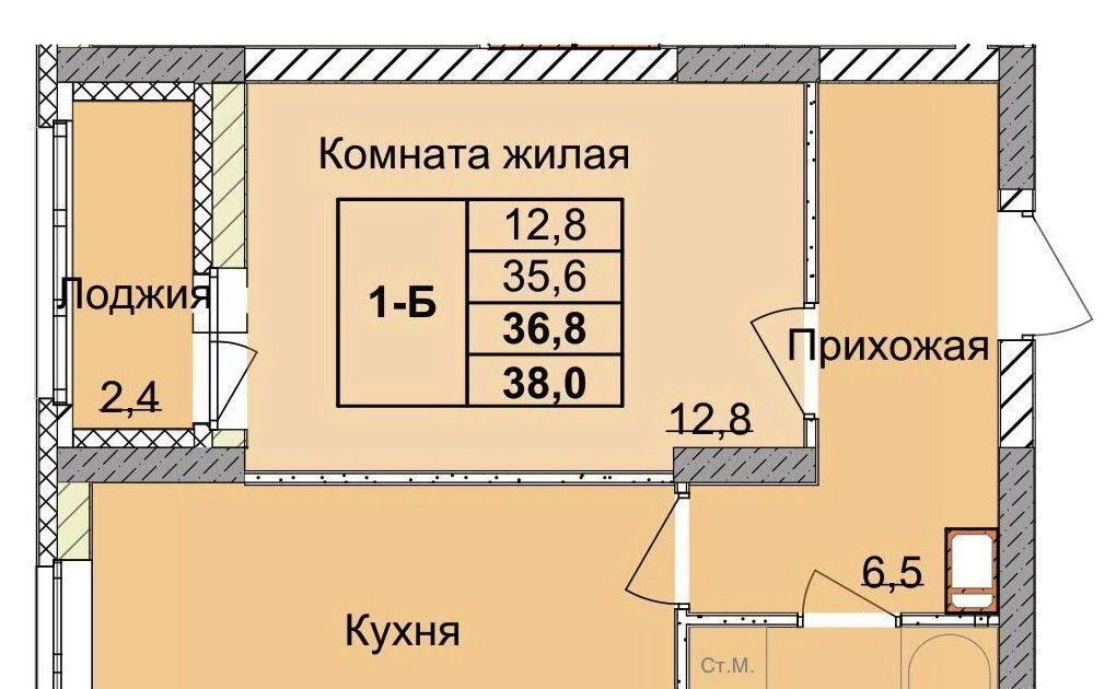 квартира г Нижний Новгород Горьковская ул 1-я Оранжерейная фото 1