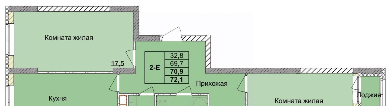 квартира г Нижний Новгород Горьковская ул 1-я Оранжерейная фото 1