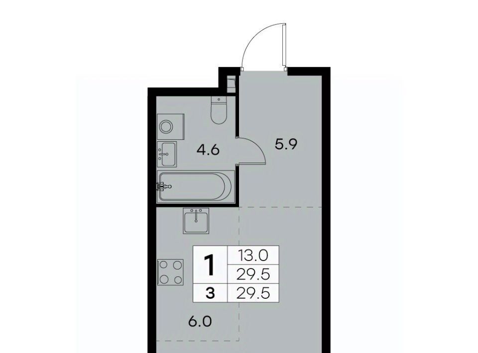 квартира г Москва ш Куркинское 15с/3 Химки фото 1