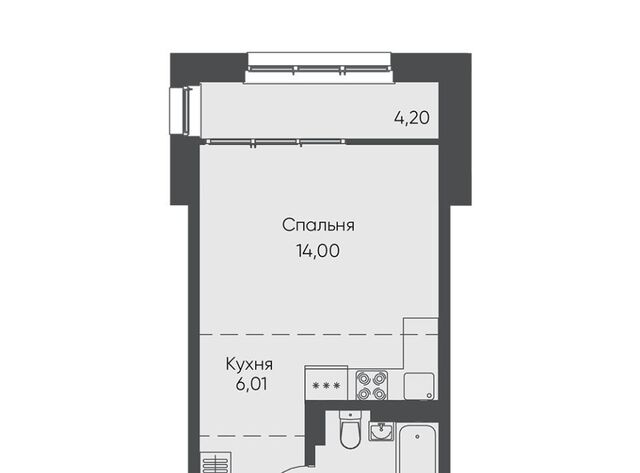 квартира р-н Свердловский ул Касьянова 1а фото