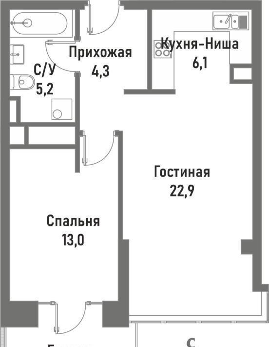 квартира г Москва метро Сокольники ул Матросская Тишина 12 фото 1