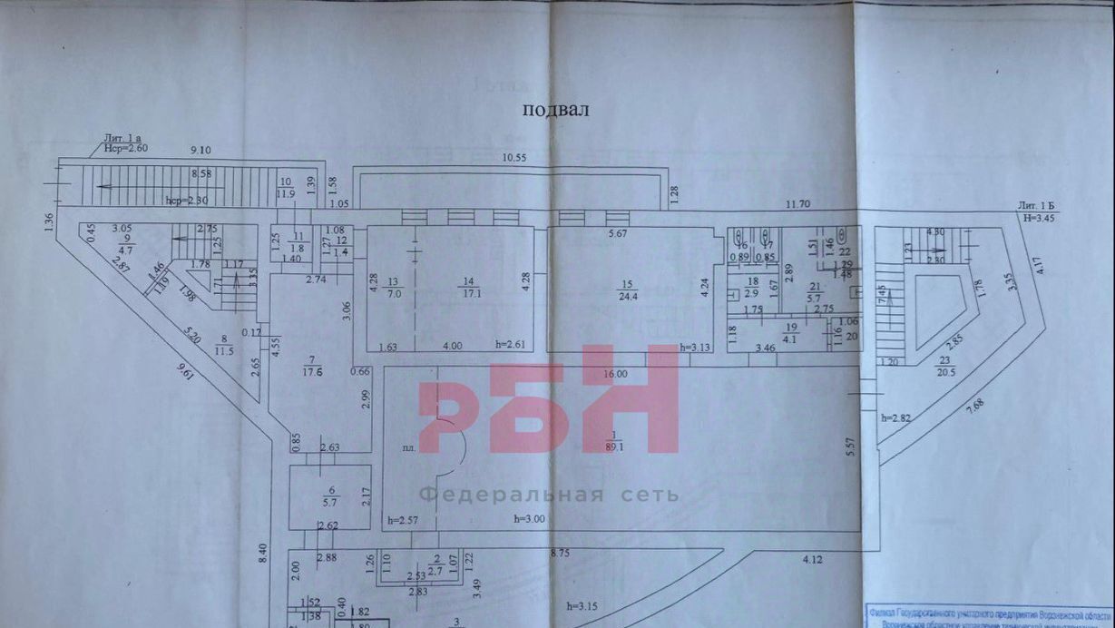 свободного назначения г Воронеж р-н Коминтерновский б-р Победы 19а фото 9