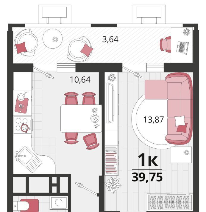 квартира г Краснодар п Знаменский ул Природная 10бк/3 муниципальное образование фото 1