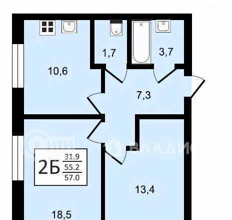 квартира г Воронеж р-н Центральный ул Загоровского 9/1 фото 1