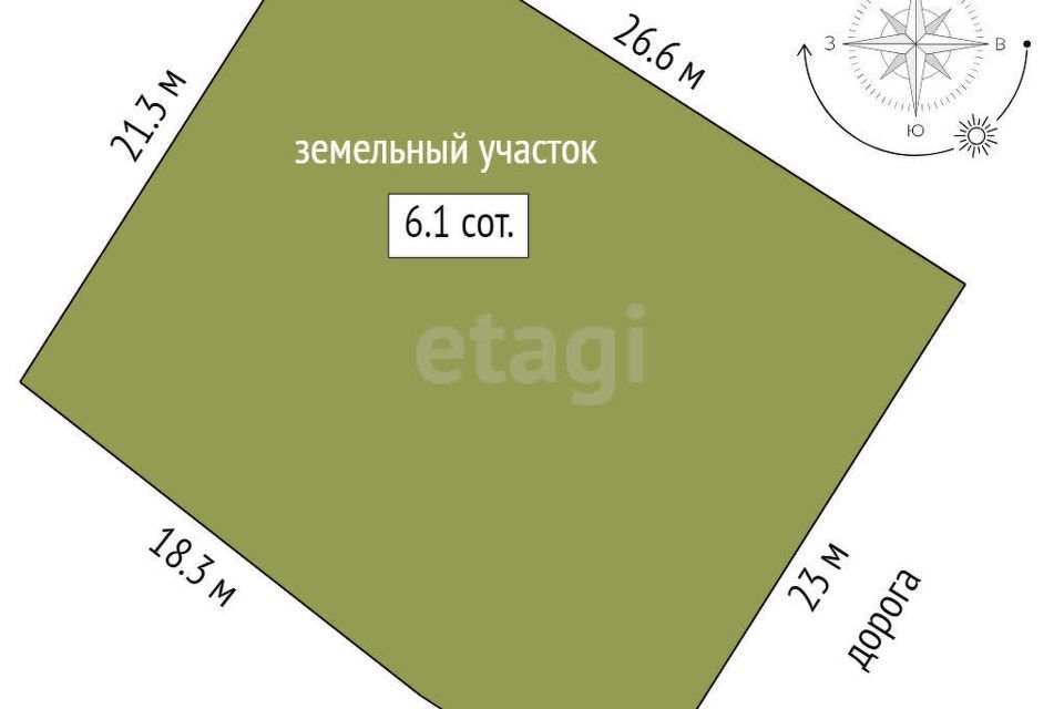 земля городской округ Сургут, садовое товарищество Прибрежный-1, Озёрная улица фото 6
