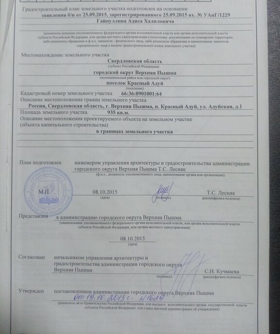 земля г Верхняя Пышма п Красный Адуй снт тер.Адуйское ул Адуйская 1 Проспект Космонавтов фото 1