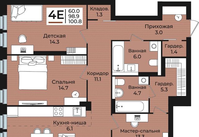 квартира р-н Ленинский дом 38 фото