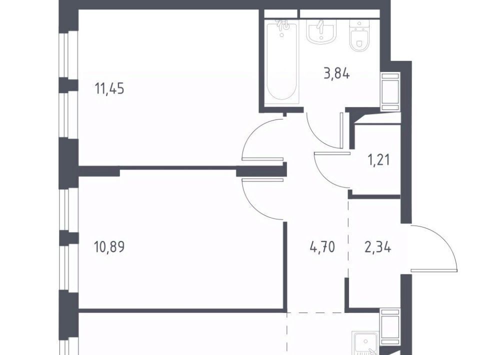 квартира Зябликово, Горки Парк жилой комплекс, к 5. 2, Ленинский городской округ, д. Коробово фото 1