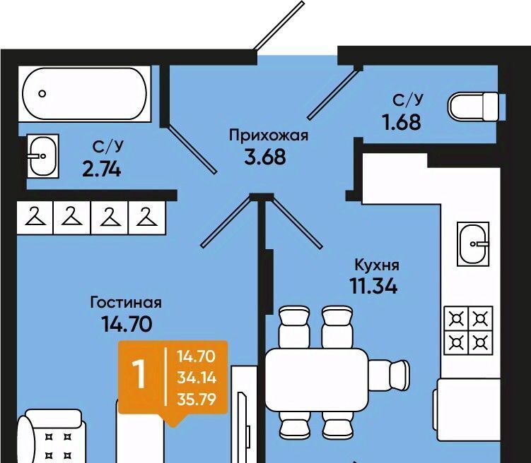 квартира г Батайск ул Комсомольская 131к/2 фото 1
