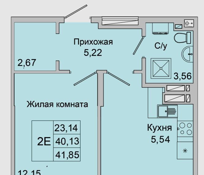 квартира г Батайск ул Булгакова 11 фото 1