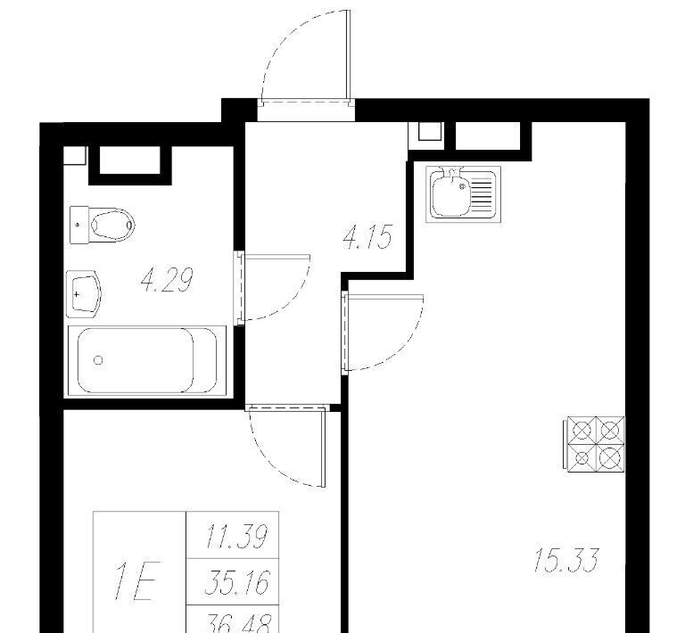 квартира г Казань Суконная слобода ЖК «‎Статный» 2 фото 1