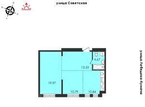 квартира г Иркутск р-н Октябрьский ул Советская 31/2 фото 1