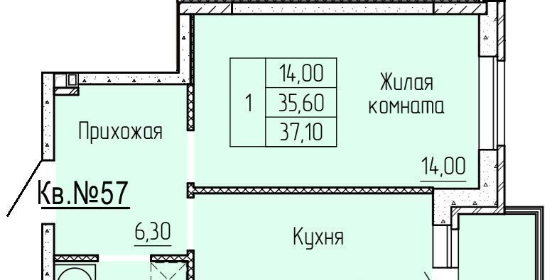 квартира г Батайск ул. Макаровского, 4к 1 фото 1