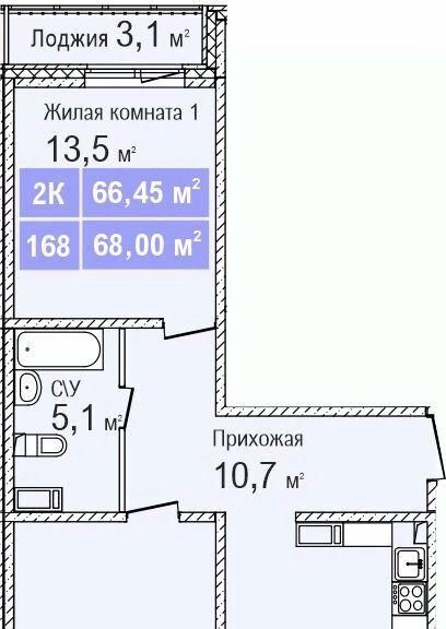 квартира г Нижний Новгород Кировская ЖК «Торпедо» 3 фото 1
