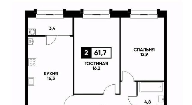 р-н Промышленный ул Андрея Голуба 14к/1 фото