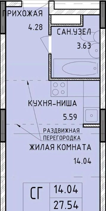 квартира г Тула р-н Центральный ул Рязанская 23 фото 1