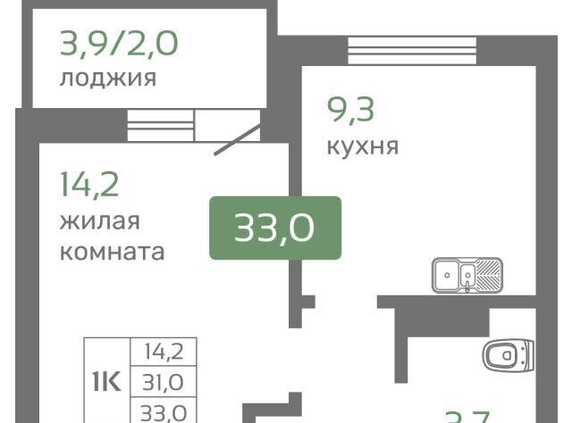 квартира г Красноярск р-н Октябрьский ул Норильская с 2 фото 1