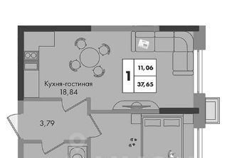 квартира г Краснодар р-н Прикубанский ул им. генерала Брусилова 1/2 5 лит фото 1