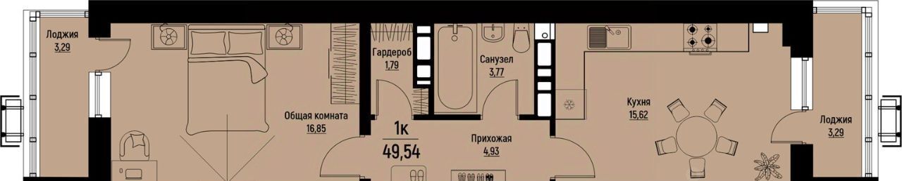 квартира г Пятигорск Скачки фото 1