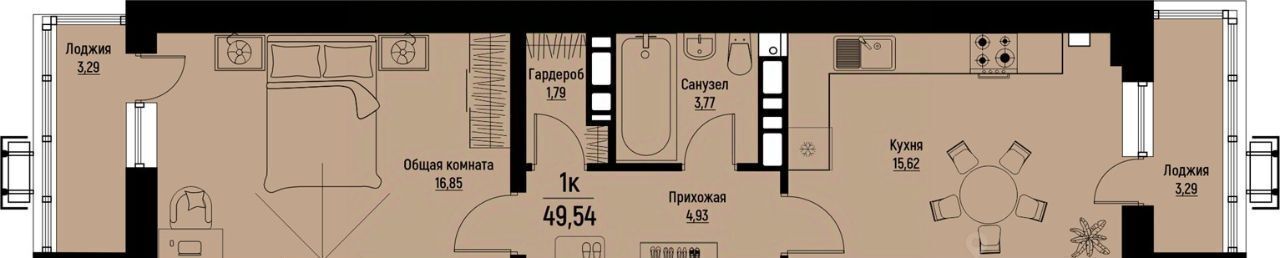 квартира г Пятигорск Скачки фото 1
