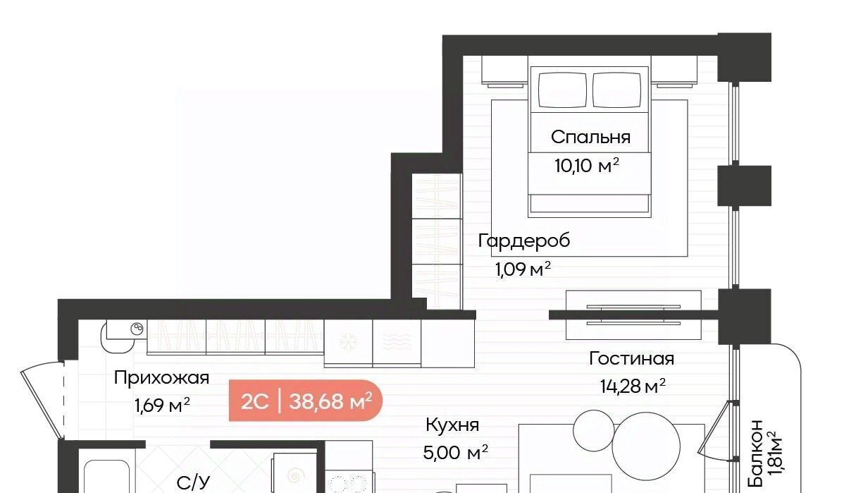квартира г Новосибирск Речной вокзал Баланс жилой квартал фото 1