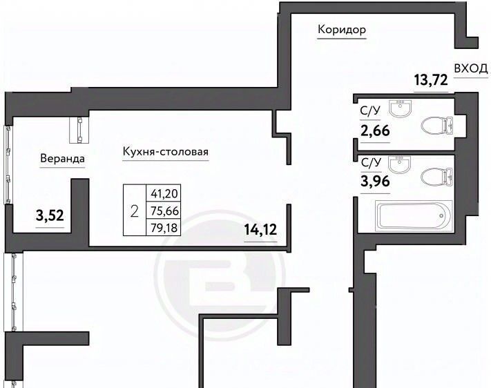 квартира г Самара Безымянка ЖК Времена года 13-й мкр фото 9