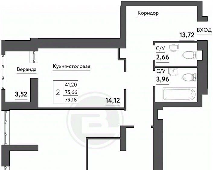 квартира г Самара Безымянка ЖК Времена года 13-й мкр фото 9