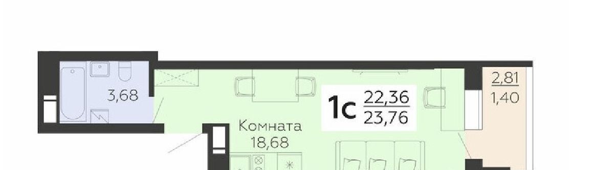 квартира г Воронеж р-н Советский Шилово ул Теплоэнергетиков 17ск/3 фото 1
