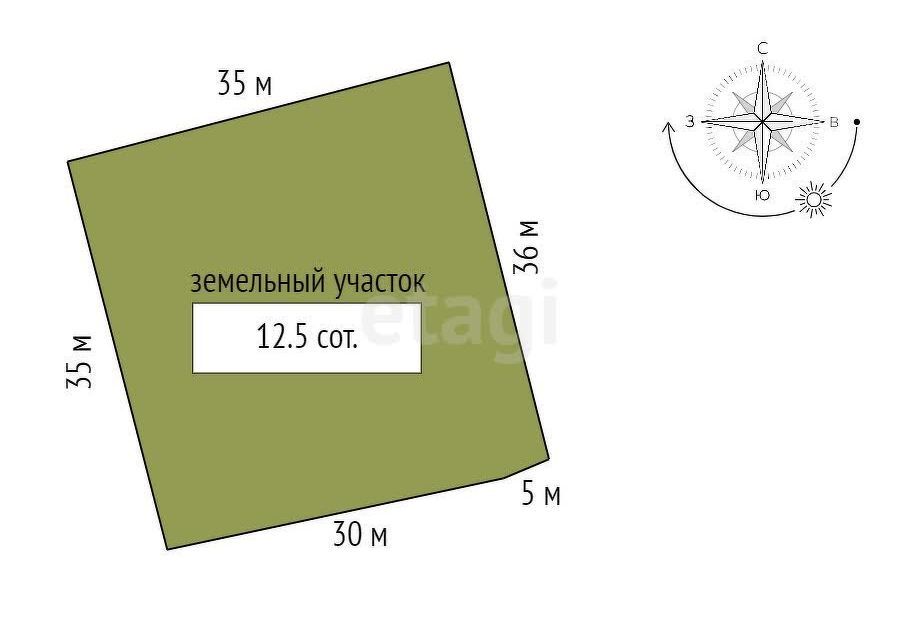 земля р-н Емельяновский снт Надежда 04К-296, 3-й километр фото 1