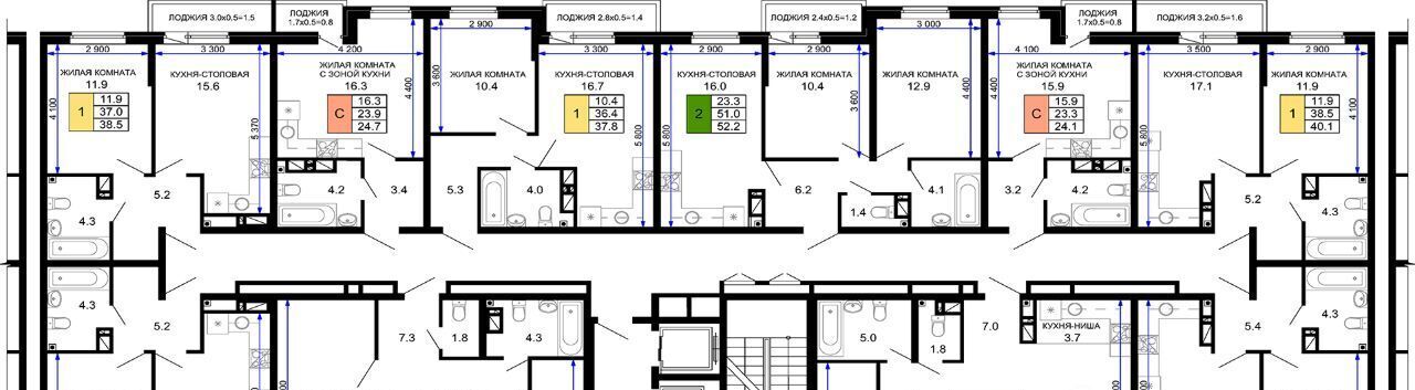 квартира г Краснодар р-н Прикубанский ЖК «Дыхание» фото 5