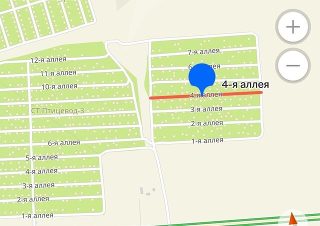 земля снт Птицевод-3 городской округ Омск, 4-я аллея, 116 фото