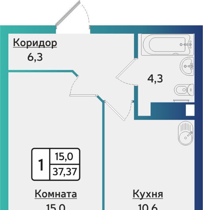 квартира г Ижевск р-н Индустриальный ул 40 лет Победы 117 фото 1