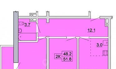 квартира г Иркутск р-н Ленинский Ново-Ленино 2 1-й Ленинский квартал тер. фото 1